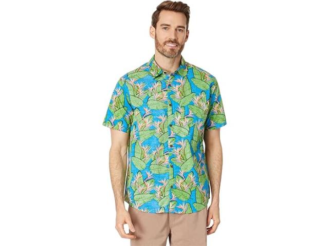 (取寄) ハーレー メンズ ワン アンド オンリー リードウ ストレッチ ショート スリーブ ウーブン Hurley men One & Only Lido Stretch Short Sleeve Woven Arctic Neon