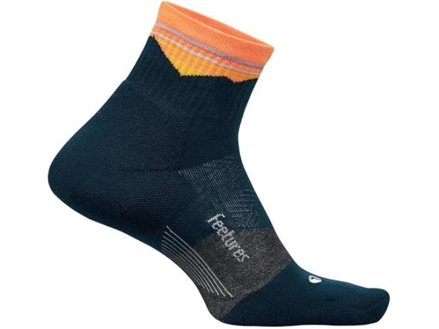 (取寄) フィーチャーズ トレイル マックス クッション クオーター Feetures Feetures Trail Max Cushion Quarter Blue Ridge Navyの通販は 6,653円