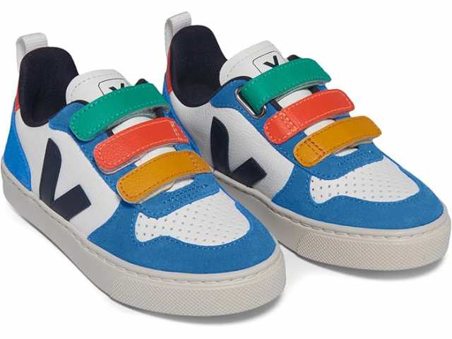 (取寄) ヴェジャ キッズ キッズ スモール V-10 (リトル キッド/ビッグ キッド) VEJA Kids kids VEJA Kids Small V-10 (Little Kid/Big Kid) Extra-White_Multico-Nauticoの通販は