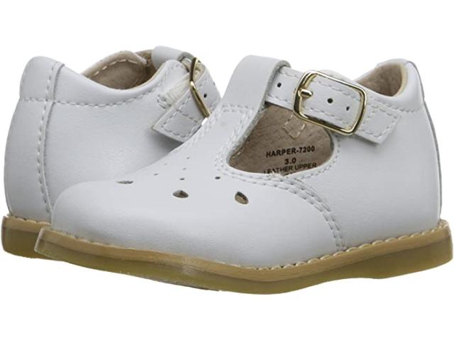 (取寄) フットメイト ガールズ ハーパー (インファント/トドラー) FootMates girls FootMates Harper (Infant/Toddler) Whiteの通販は 15,905円