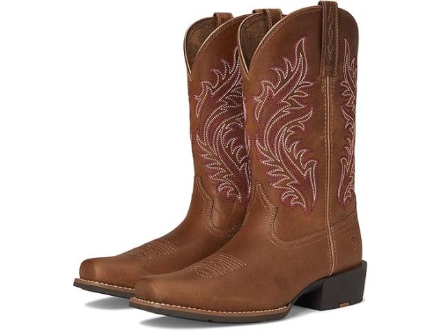 (取寄) アリアット レディース ラウンド アップ ナロー カッター トゥ Ariat women Round Up Narrow Cutter Toe Sorrel Crunch