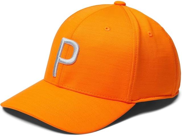 (取寄) プーマ ゴルフ メンズ P キャップ PUMA Golf men P Cap Rickie Orange/Cool Mid Grayの通販は 8,258円