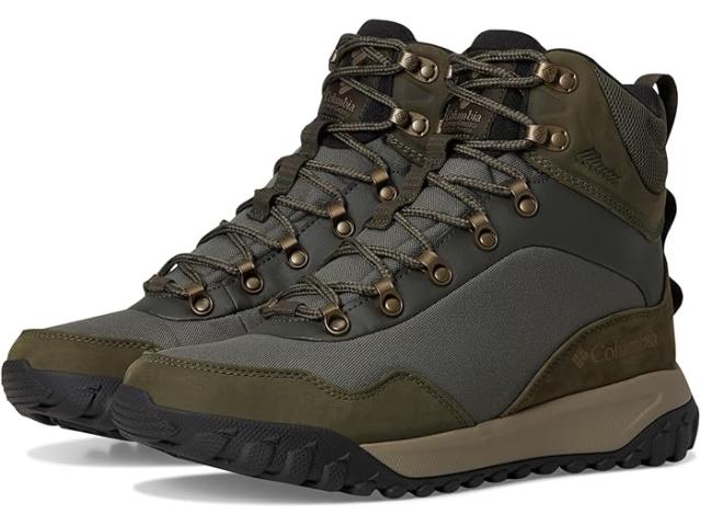 (取寄) コロンビア メンズ オムニヒート インフィニティ Columbia men Burnsider Omni-Heat Infinity Deep Olive/Tangy Orange