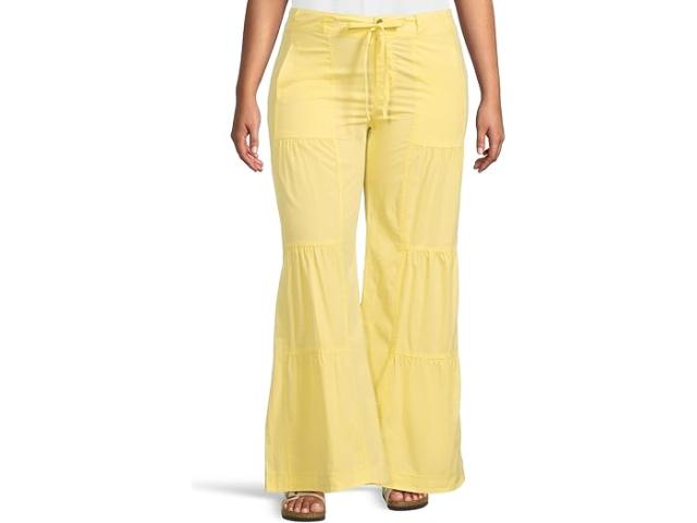 (取寄) XCVI レディース テラスド ワイド レッグ パンツ XCVI women Terraced Wide Leg Pants Illume