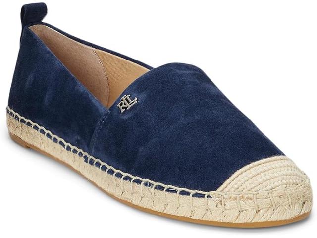 (取寄) ローレン ラルフローレン レディース キャメリン フラッツ エスパドリーユ Lauren Ralph Lauren women Cameryn Flat Espadrille Refined Navyの通販は 27,138円