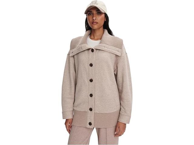 (取寄) バーリー レディース タミー ボタン スルー ジャケット Varley women Tammy Button Through Jacket Taupe Marl