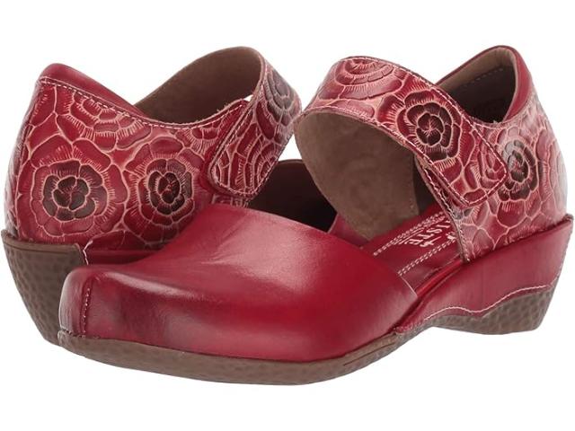 (取寄) ラルティストバイスプリングステップ レディース グロス-パンジー L'Artiste by Spring Step women Gloss-Pansy Red