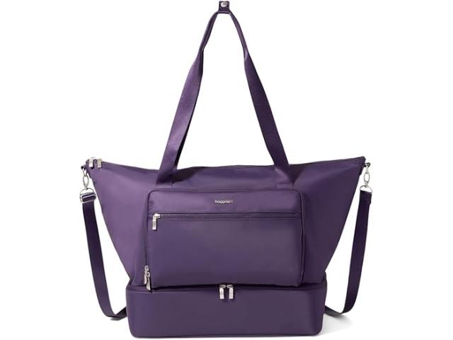 (取寄) バッガリーニ レディース パーク アベ ウィークエンダー Baggallini women Park Ave Weekender Deep Grape Twill