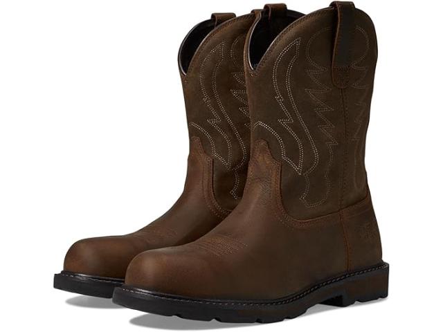 (取寄) アリアット メンズ グランドブレーカー プル-オン スティール トゥ Ariat men Ariat Groundbreaker Pull-on Steel Toe Brownの通販は 51,610円