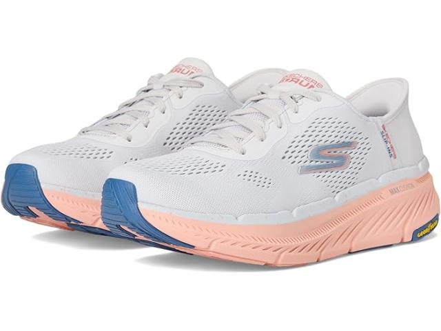 (取寄) スケッチャーズ レディース マックス クッショニニグ プレミア 2.0 アローラ ハンズ フリー スリップ-インス SKECHERS women SKECHERS Max Cushioning Premier 2.0 Alora Hands Free Slip-Ins Light Gray/Orangeの通販は