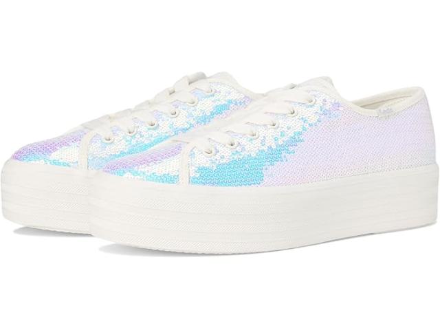 (取寄) ケッズ レディース トリプル アップ キャンバス Keds women Triple Up Canvas Iridescent Sequins