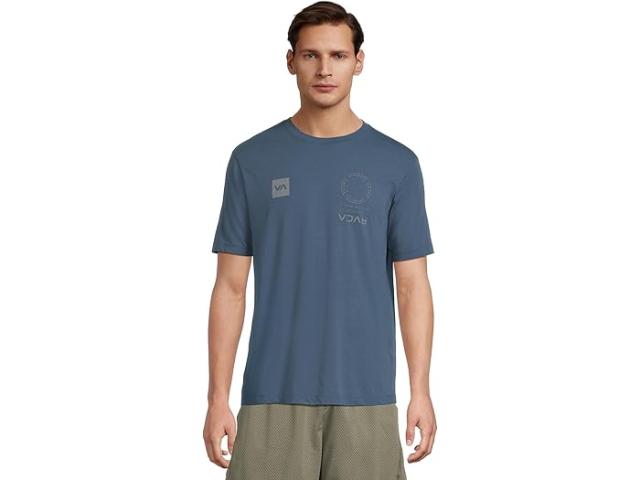 (取寄) ルーカ メンズ ヴァ マーク リフレクティブ ショート スリーブ RVCA men Va Mark Reflective Short Sleeve Dark Denim