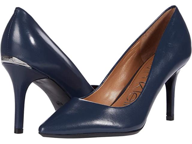 (取寄) カルバンクライン レディース ゲイル ポンプ   women  Gayle Pump Navy 1