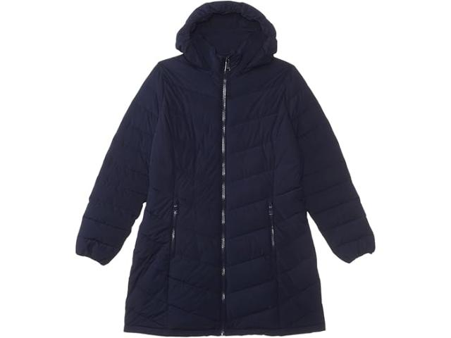 (取寄) カルバンクライン レディース シェブロン ウォーカー パファー Calvin Klein women Calvin Klein Chevron Walker Puffer Dark Navyの通販は