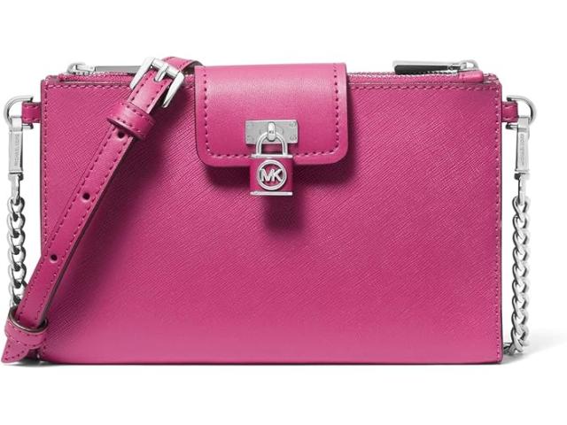 (取寄) マイケルコース レディース ルビー スモール ダブル ジップ クロスボディ MICHAEL Michael Kors women MICHAEL Michael Kors Ruby Small Double Zip Crossbody Deep Fuchsiaの通販は