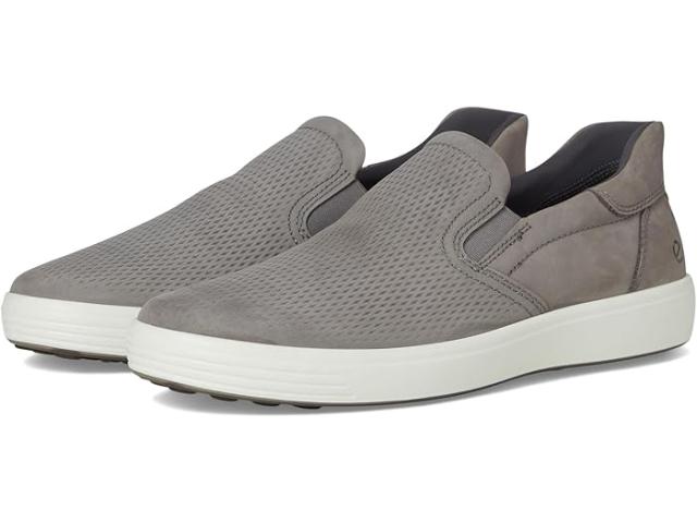 (取寄) エコー メンズ ソフト 7 イージー スリッポン スニーカー ECCO men Soft 7 Easy Slip On Sneaker Steel