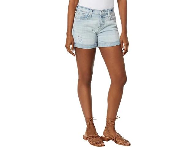 (取寄) セブンフォーオールマンカインド レディース ミッド ロール ショーツ イン ブロークン ツイル ココ プリブ 7 For All Mankind womens 7 For All Mankind Mid Roll Shorts in Broken Twill Coco Prive Broken Twill Coco Priveの通販は