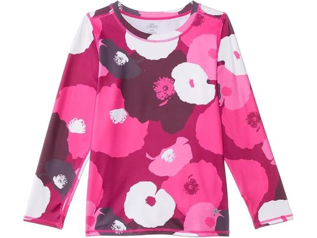 (取寄) ホットチリ キッズ ガールズ マイクロ-エリート チャミ プリンテッド クルー ネック (リトル キッズ/ビッグ キッズ) Hot Chillys Kids girls Hot Chillys Kids Micro-Elite Chamois Printed Crew Neck (Little Kids/Big Kids) Poppiesの通販は