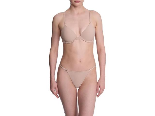 (取寄) ナトリ レディース バージ コンバーチブル バンジ T-シャツ ブラ Natori women Verge Convertible Plunge T-Shirt Bra Cafe