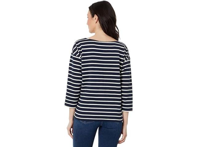 (取寄) エルエルビーン レディース ヘリテージ マリナー ボートネック 3/4 スリーブ ストライプ L.L.Bean women L.L.Bean Heritage Mariner Boatneck 3/4 Sleeve Stripe Classic Navy/Sailcloth