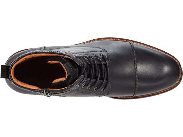 (取寄) フローシャイム メンズ ロッジ キャップ トゥ レース-アップ ブート Florsheim men  Lodge Cap Toe Lace-Up Boot Black Crazy Horseの通販は