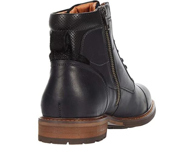 (取寄) フローシャイム メンズ ロッジ キャップ トゥ レース-アップ ブート Florsheim men  Lodge Cap Toe Lace-Up Boot Black Crazy Horseの通販は