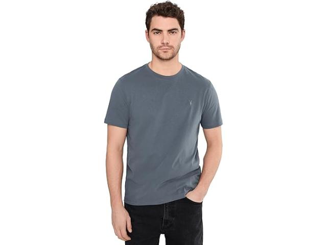 (取寄) オールセインツ メンズ ブレース ショート スリーブ クルー AllSaints men Brace Short Sleeve Crew Parma Blue