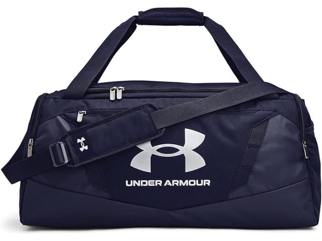 (取寄) アンダーアーマー アンデナイアブル 5.0 ダッフル MD Under Armour Undeniable 5.0 Duffel MD Midnight Navy/Midnight Navy/llic Silver 1