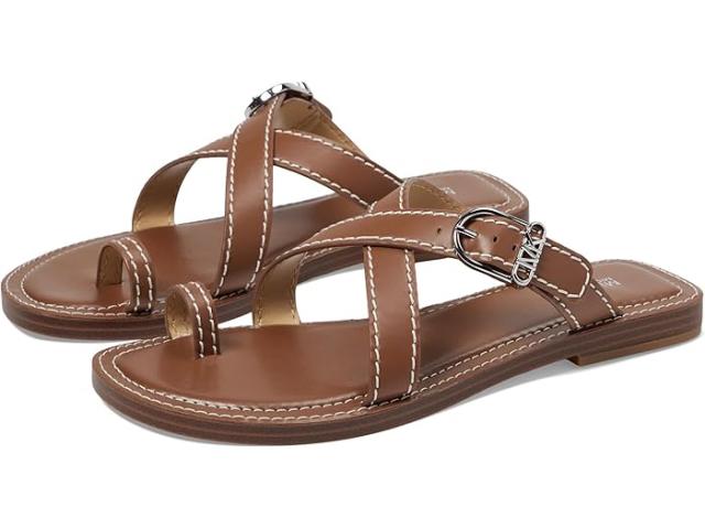 (取寄) マイケルコース レディース アシュトン フラッツ トング MICHAEL Michael Kors women Ashton Flat Thong Luggageの通販は