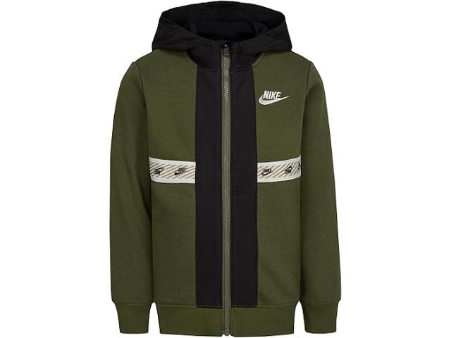 (取寄) ナイキ キッズ ボーイズ エレベイテッド トリムズ フル ジップ (リトル キッズ) Nike Kids boys Nike Kids Elevated Trims Full Zip (Little Kids) Rough Greenの通販は