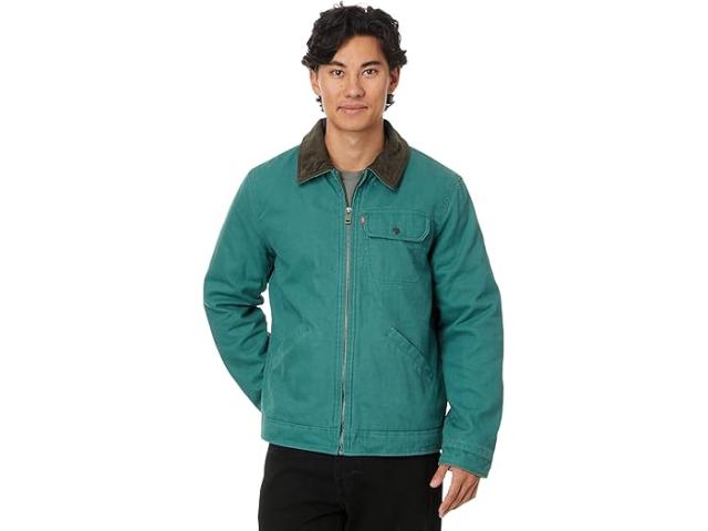 (取寄) リーバイス メンズ コットン キャンバス デポ ジャケット Levi's men Levi's Cotton Canvas Depot Jacket Atlantisの通販は