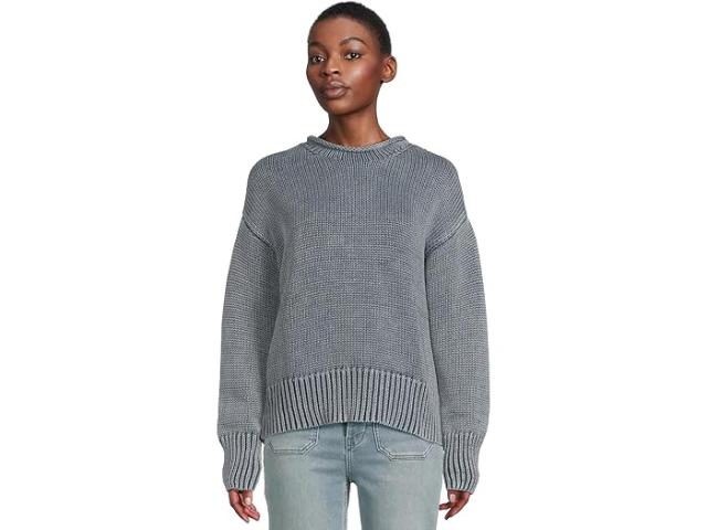 (取寄) ファリティ レディース サンウォッシュド コットン ロール ネック セーター Faherty women Sunwashed Cotton Roll Neck Sweater Blue