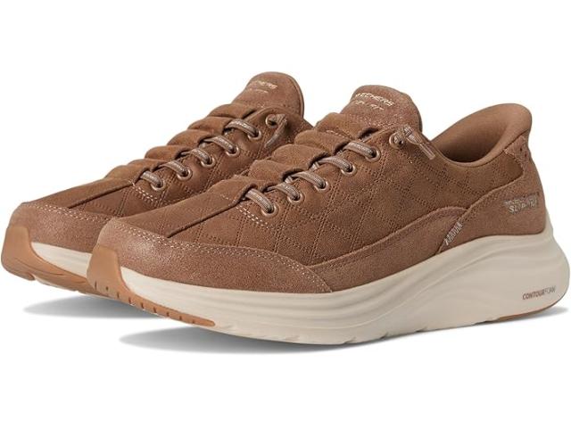 (取寄) スケッチャーズ レディース コンツアー フォーム コージー フィット ハンズ フリー スリップインズ SKECHERS women Contour Foam Cozy Fit Hands Free Slip-ins Chestnut