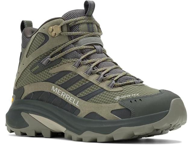(取寄) メレル メンズ モアブ スピード 2 ミッド GTX Merrell men Moab Speed 2 Mid GTX Olive