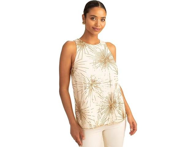 (取寄) トリーナターク レディース スターレット トップ Trina Turk women Trina Turk Starlet Top Gold