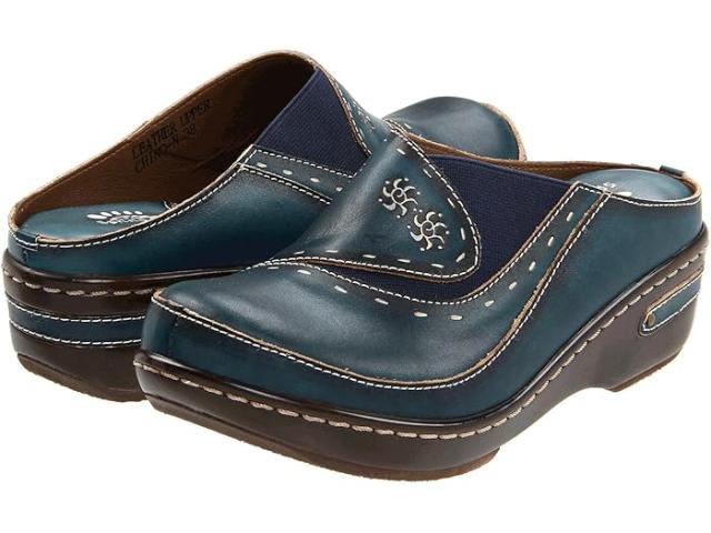 (取寄) ラルティストバイスプリングステップ レディース チノ L'Artiste by Spring Step women Chino Blue