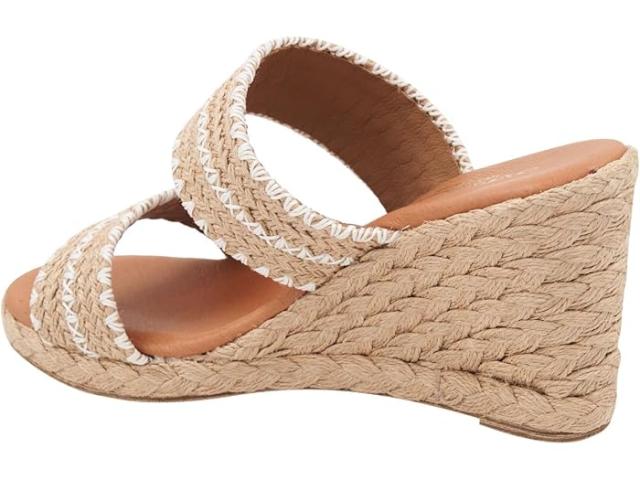 (取寄) アンドレアスース レディース ノリータ ラフィア Andre Assous women Andre Assous Nolita Raffia Natural/Whiteの通販は