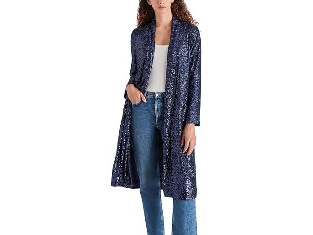 (取寄) スティーブマデン レディース ショー ストッパー ダスター Steve Madden women Steve Madden Show Stopper Duster Midnight Blueの通販は