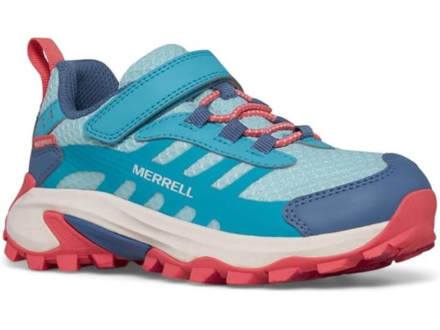 (取寄) メレル キッズ キッズ モアブ スピード 2 ロー A/C ウォータープルーフ (リトル キッド/ビッグ キッド) Merrell Kids kids Moab Speed 2 Low A/C Waterproof (Little Kid/Big Kid) Turquoise/Coral