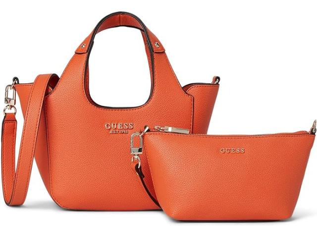 (取寄) ゲス レディース カリスタ ミニ トート GUESS women Calista Mini Tote Orange