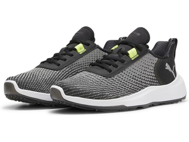 (取寄) プーマゴルフシューズメンズ フュージョン クラッシュ スポーツ PUMA Golf men PUMA Golf Fusion Crush Sport Puma Black/Electric Lime