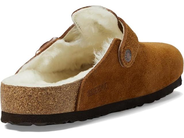 (取寄) ビルケンシュトック ボストン シアリング - スエード (ユニセックス) Birkenstock Boston Shearling - Suede (Unisex) Mink Suedeの通販は