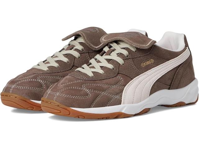 (取寄) プーマ レディース キング インドア シューズ PUMA women King Indoor Shoes Flat Bronze/White