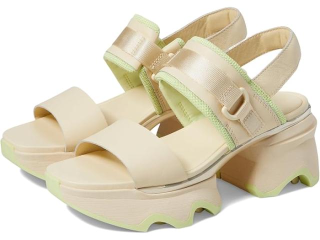 (取寄) ソレル レディース キネティック インパクト スリングバック ヒール サンダル SOREL women SOREL Kinetic Impact Slingback Heel Sandal Honey White/Luminous Limeの通販は 36,510円