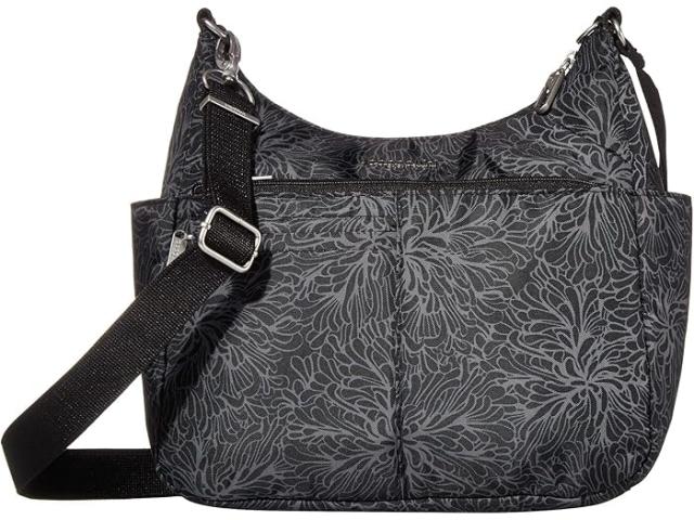 (取寄) バッガリーニ レディース セキュアテックス アンチ-シーフ フリー タイム クロスボディ Baggallini women Securtex Anti-Theft Free Time Crossbody Midnight Blossom