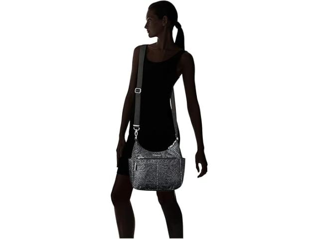 (取寄) バッガリーニ レディース セキュアテックス アンチ-シーフ フリー タイム クロスボディ Baggallini women Securtex Anti-Theft Free Time Crossbody Midnight Blossom