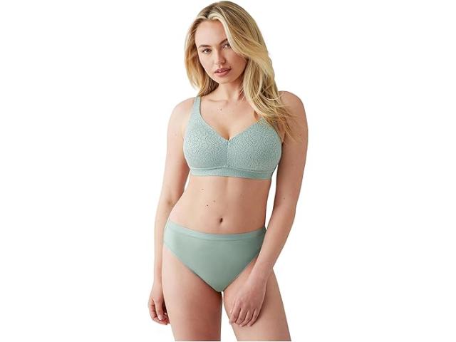 (取寄) ワコール レディース インサイド ジョブ ワイヤー フリー ブラ Wacoal women Inside Job Wire Free Bra 852345 Iceberg Green