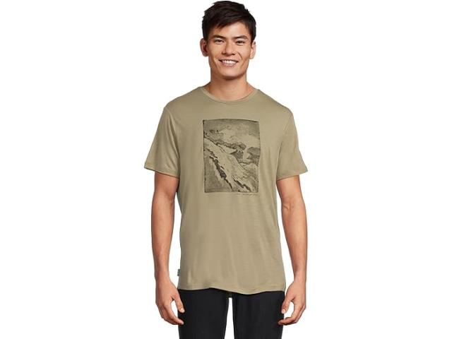 (取寄) アイスブレイカー メンズ メリノ 150 テック ライト ショート スリーブ ティー サミット Icebreaker men Merino 150 Tech Lite Short Sleeve Tee Summit Flagstone