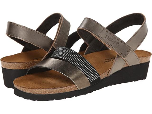 (取寄) ナオト レディース クリスタ Naot women  Krista Pewter Leather/l Leather