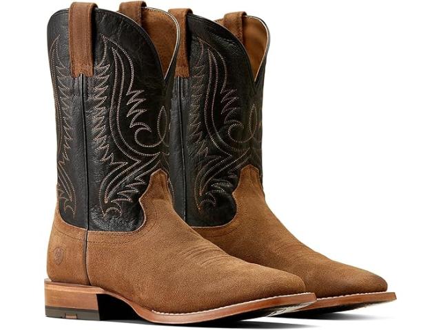 (取寄) アリアット メンズ サーキット パクストン ウェスタン ブーツ Ariat men Circuit Paxton Western Boots Ranch Brown Suede